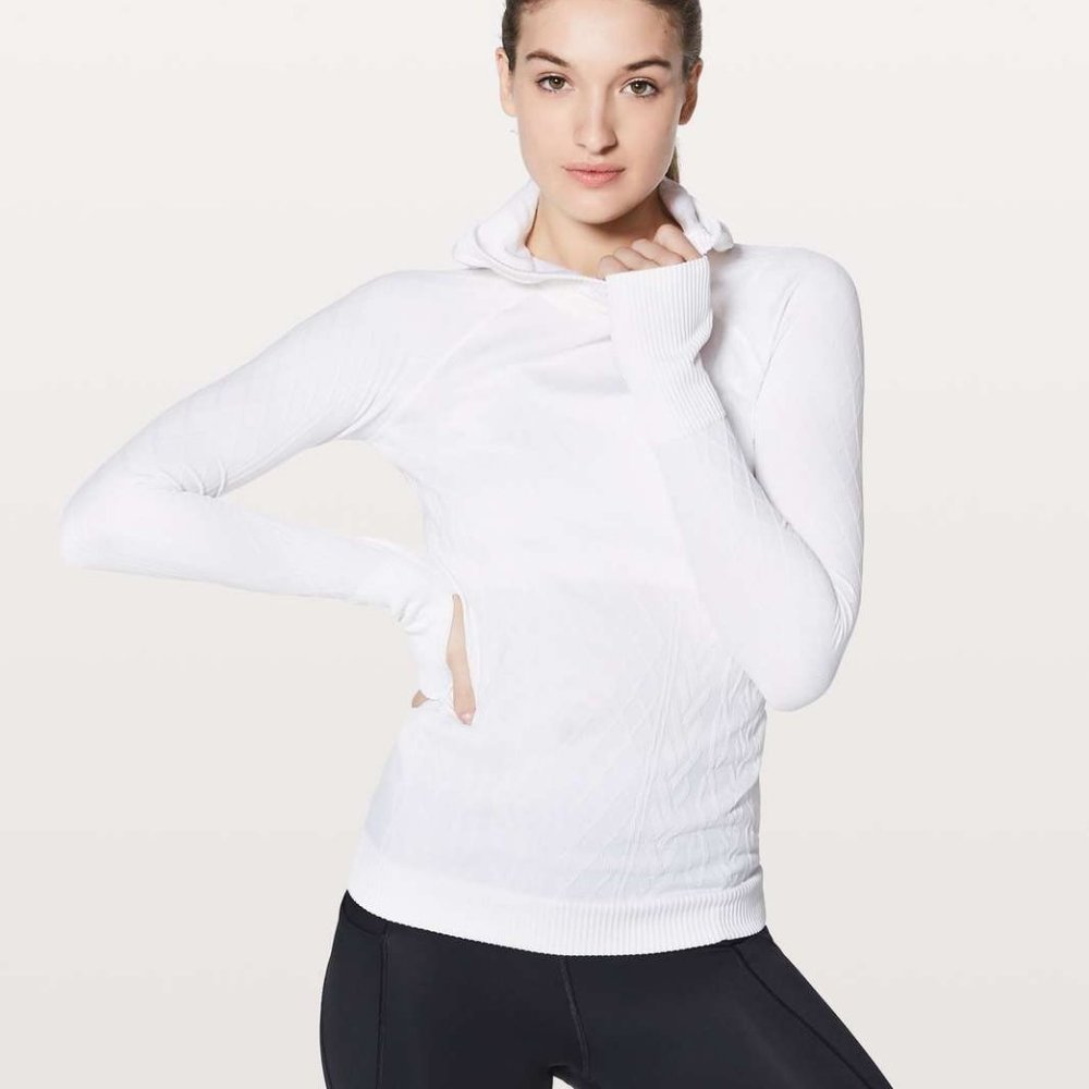 Lululemon Restless Hoodie White Size 8